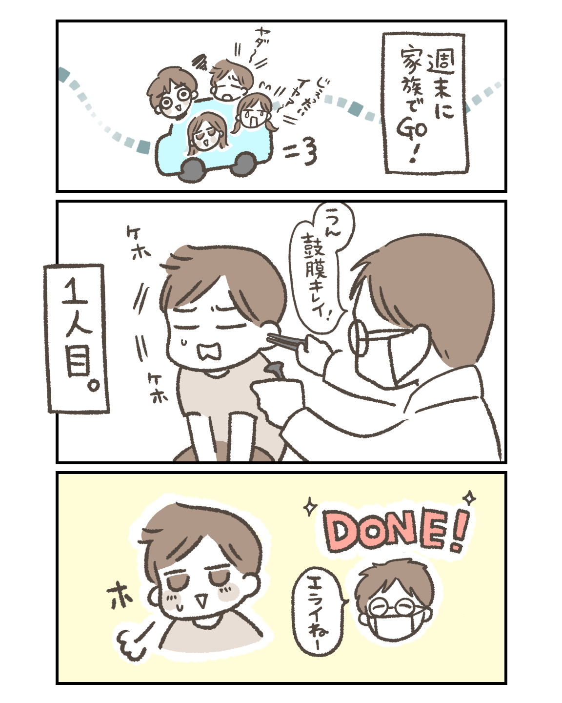 家族４人でレッツゴー